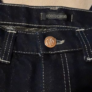 Roberto Cavalli shimmer jeans